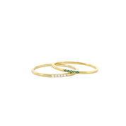 Dainty ring - Green