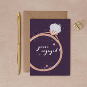 Engagement Ring Card | Congratulations Cards | Diamond Ring