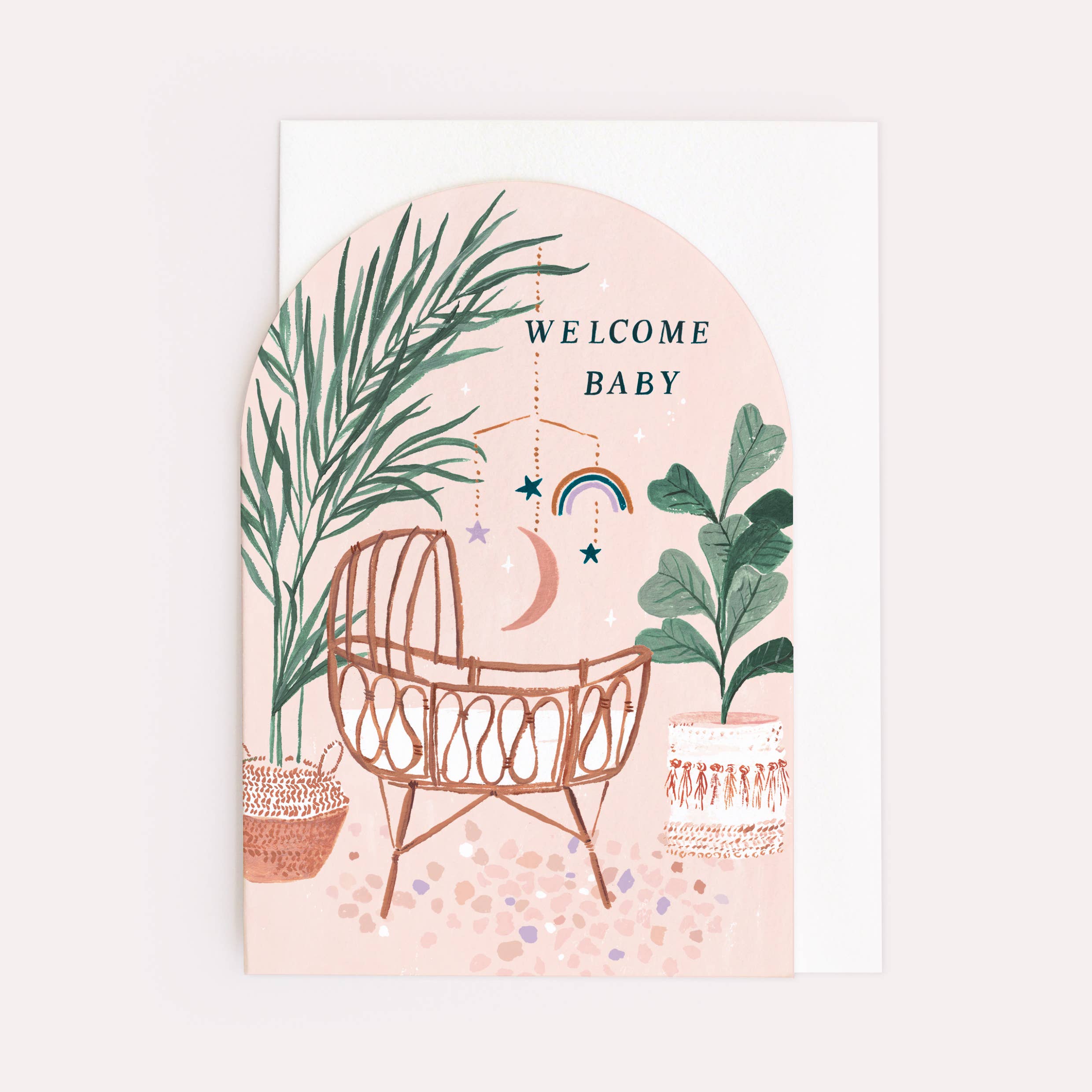 Welcome Baby Card | New Baby Card | Gender Neutral Baby Card