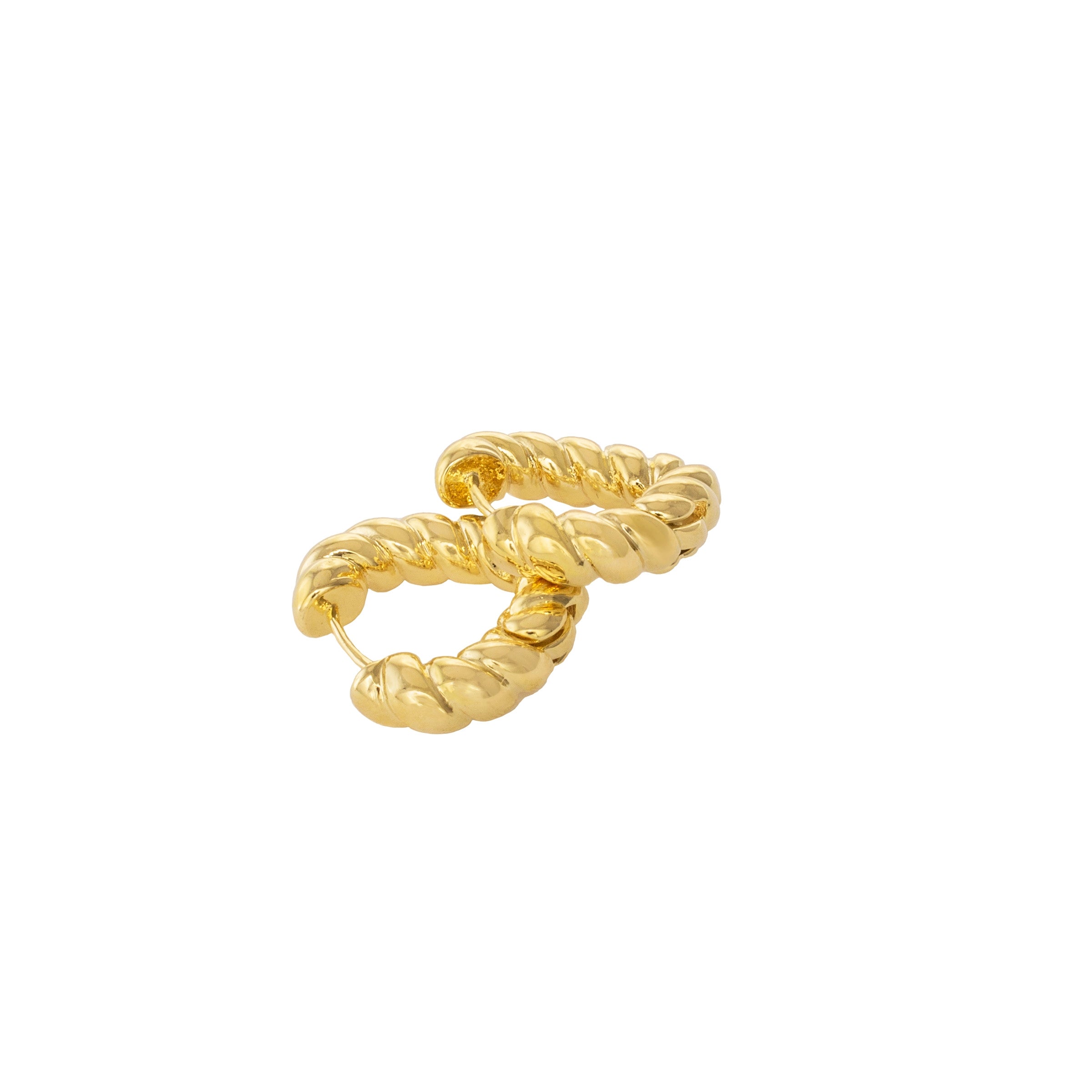 Twist Hoop - Gold