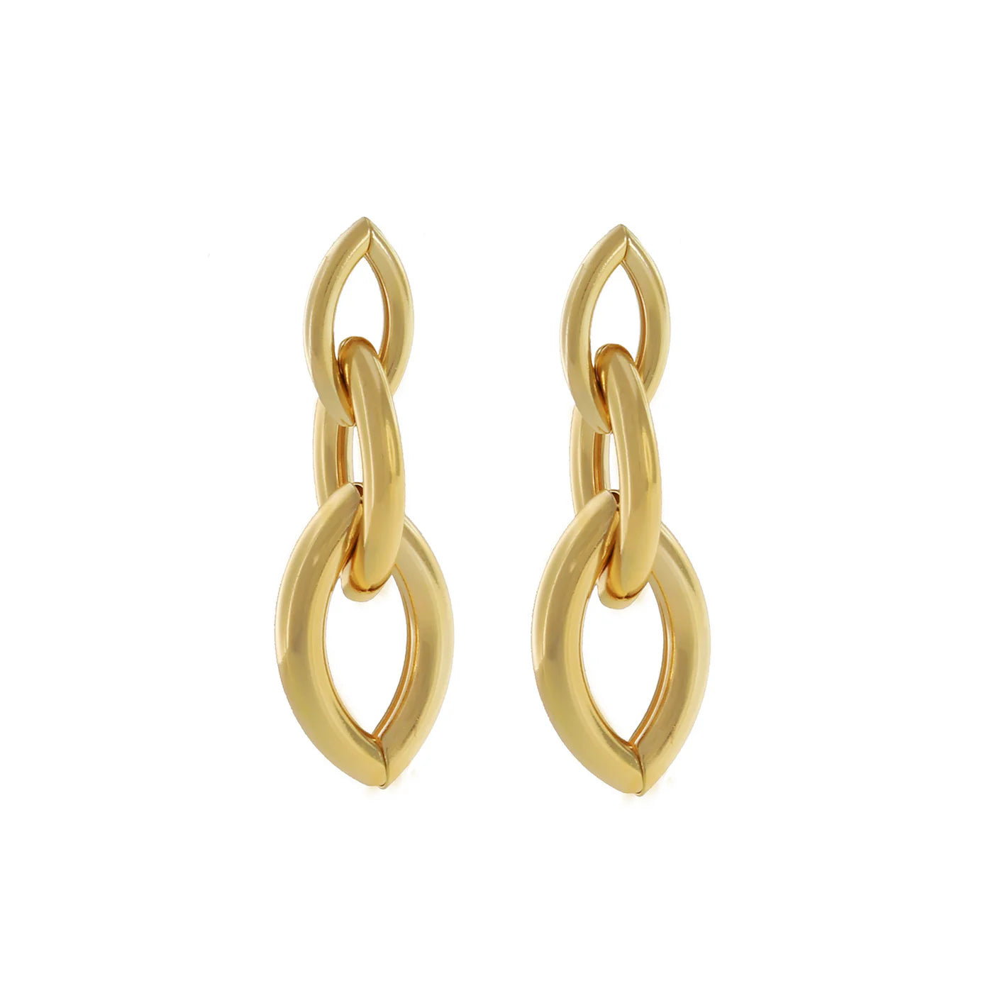 Triple Oval Earring