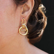 Double Circle Earring