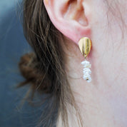 Tear Drop Pearl Earring