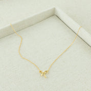 Dainty Bow Necklace