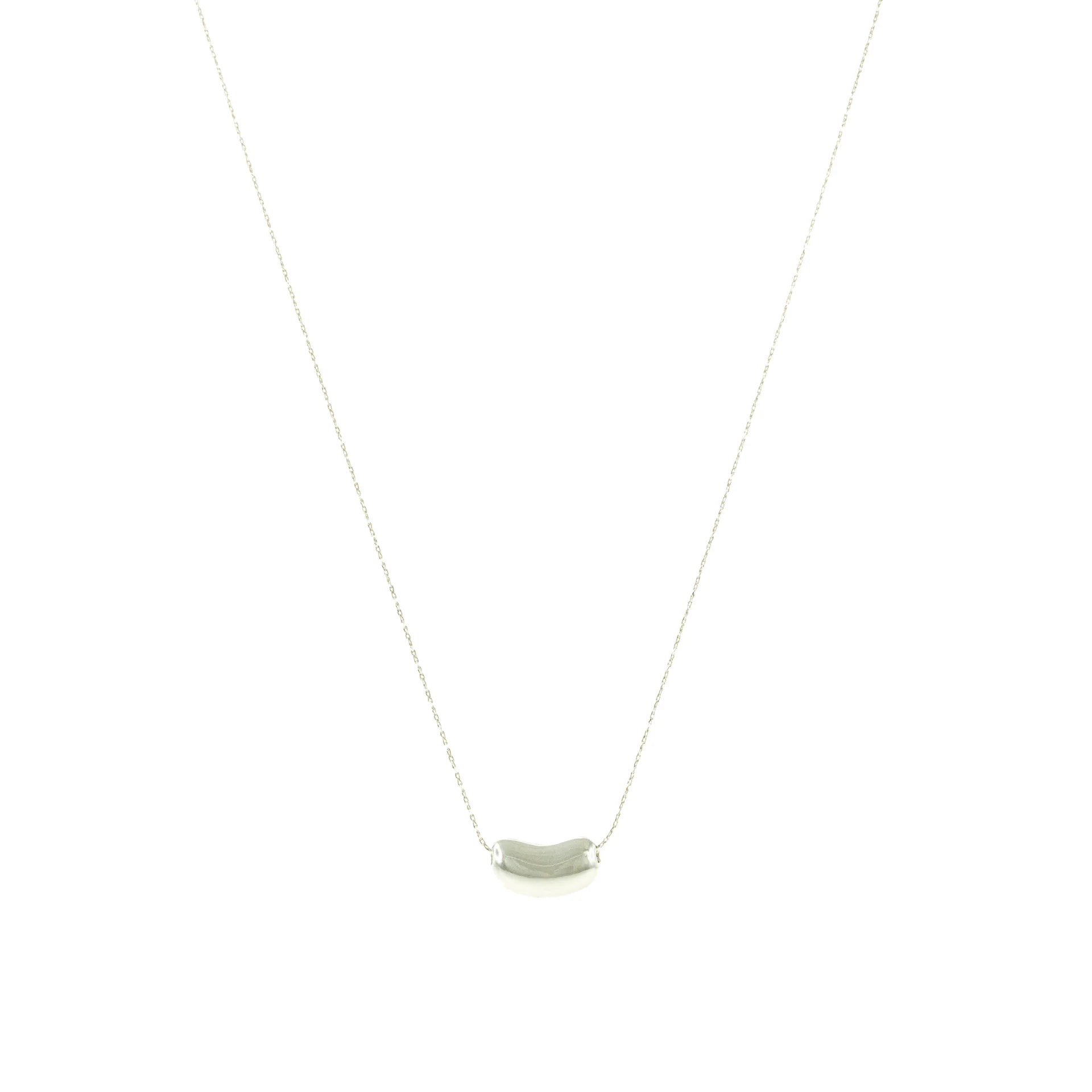 Delicate Chain with Bean Pendant