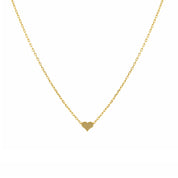 Dainty Heart Necklace - Gold