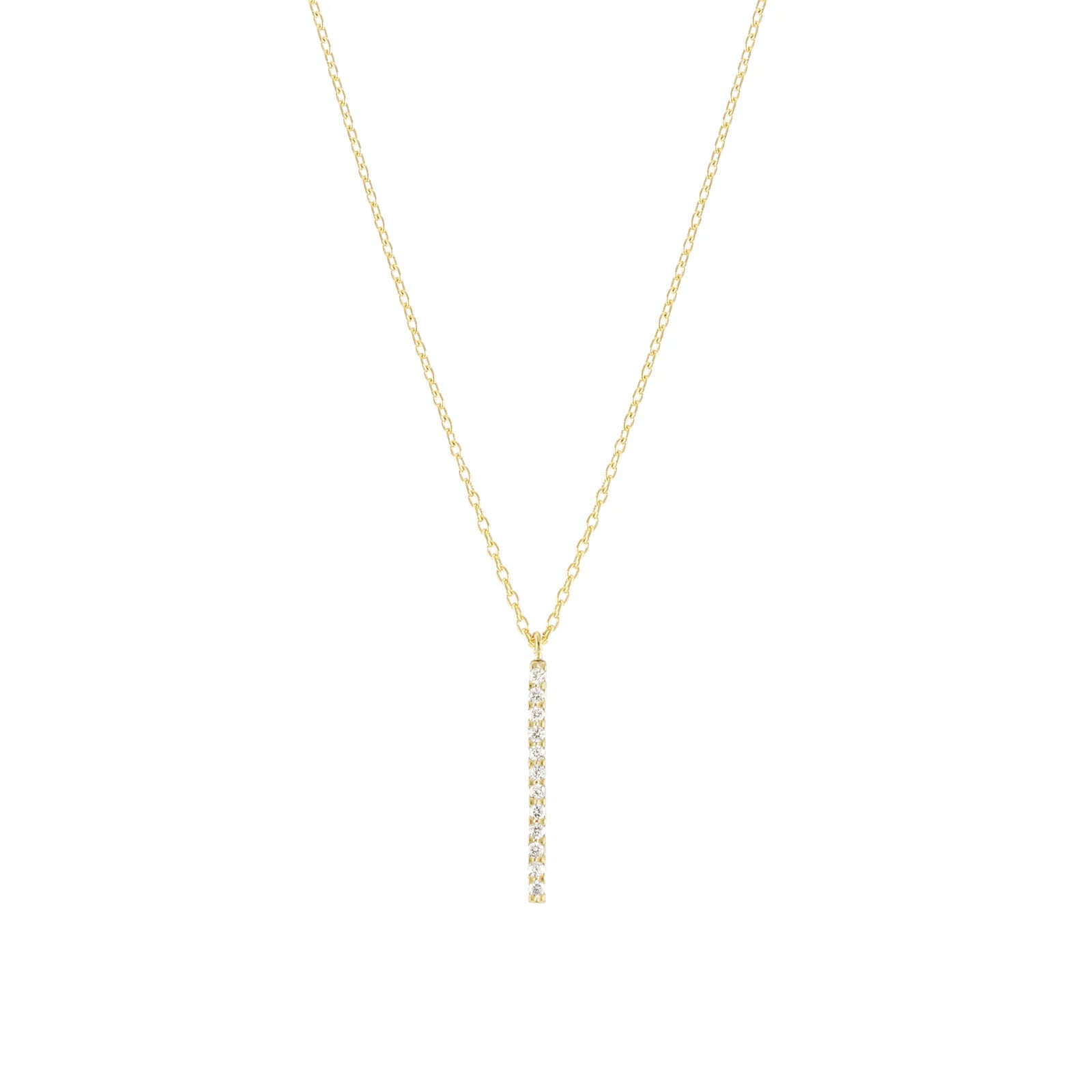 Bar Pendant Chain - Gold