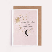 Soul Sister Birthday Card | Luxury Female Birthday Cards