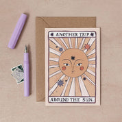 Tarot Sun Birthday Card | Tarot Card | Sun Greeting Cards