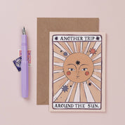 Tarot Sun Birthday Card | Tarot Card | Sun Greeting Cards