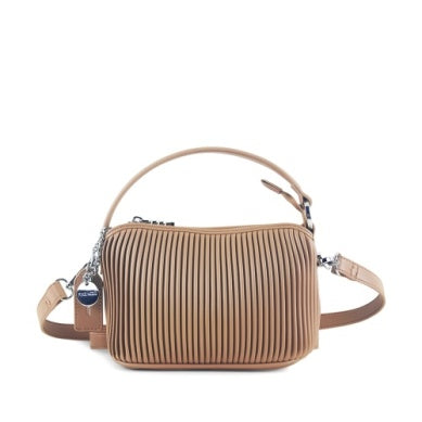 Ella Crossbody Pleated - Latte