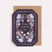 Floral Wedding Card | Shaped Greetings Cards | Wedding Cards