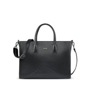 Greta Work Tote-Black