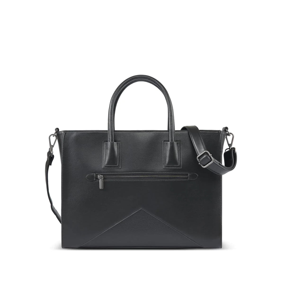 Greta Work Tote-Black