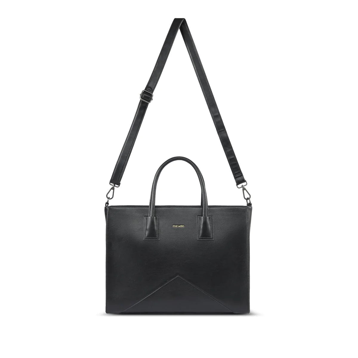 Greta Work Tote-Black