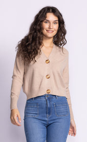 Hampton Cardi - Taupe