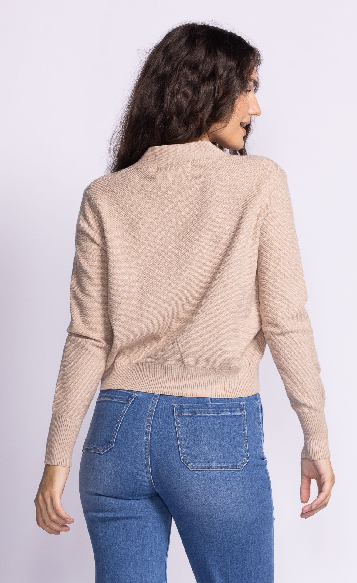 Hampton Cardi - Taupe