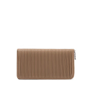 Sandy - Pleated Wallet - Latte