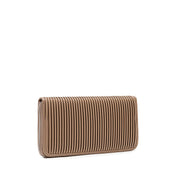 Sandy - Pleated Wallet - Latte