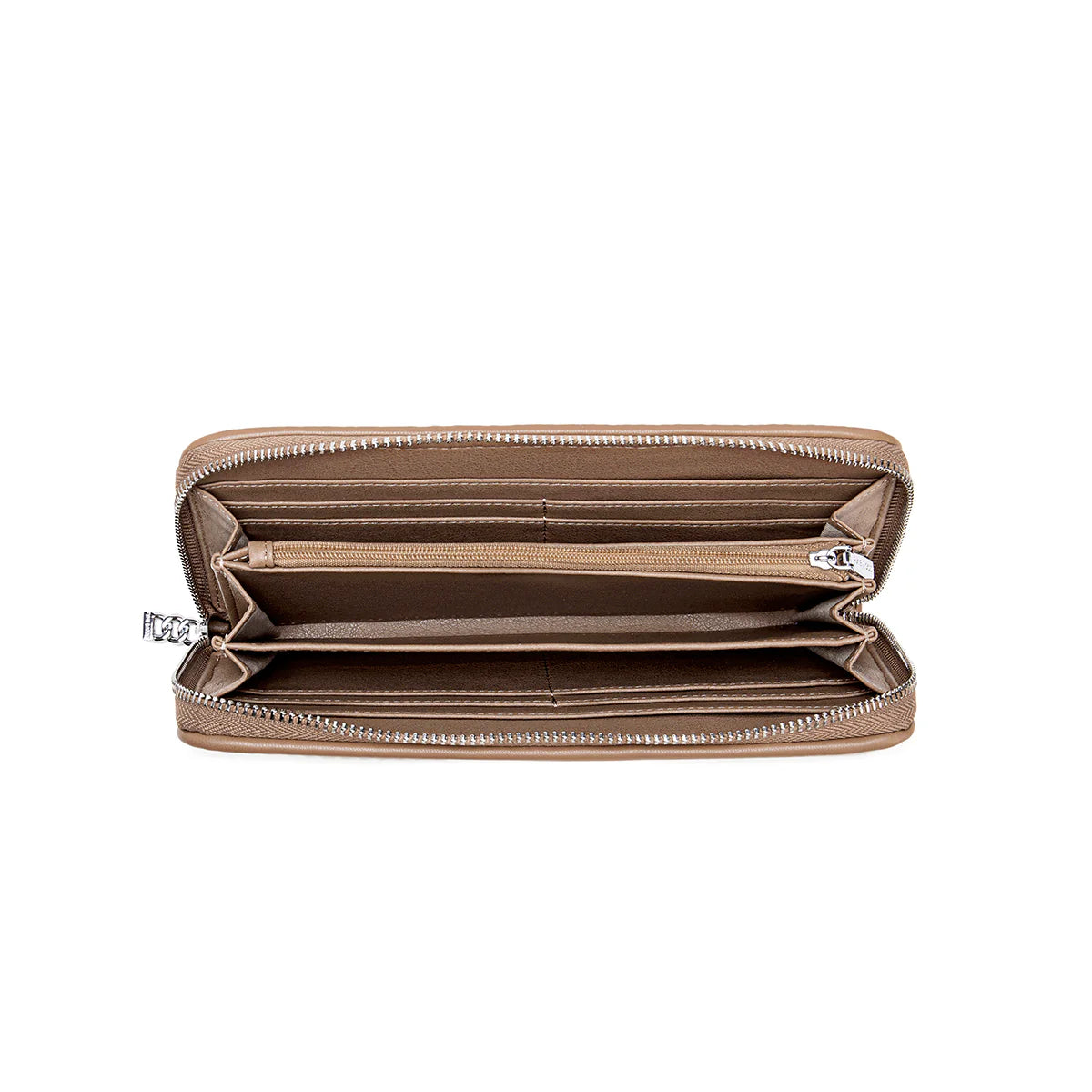 Sandy - Pleated Wallet - Latte