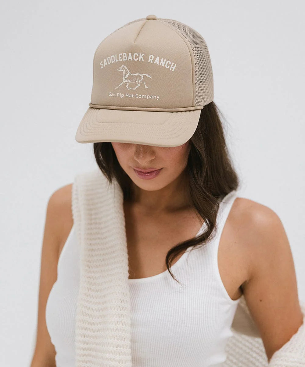 Gigi Pip - Saddleback Ranch Hat - Tan