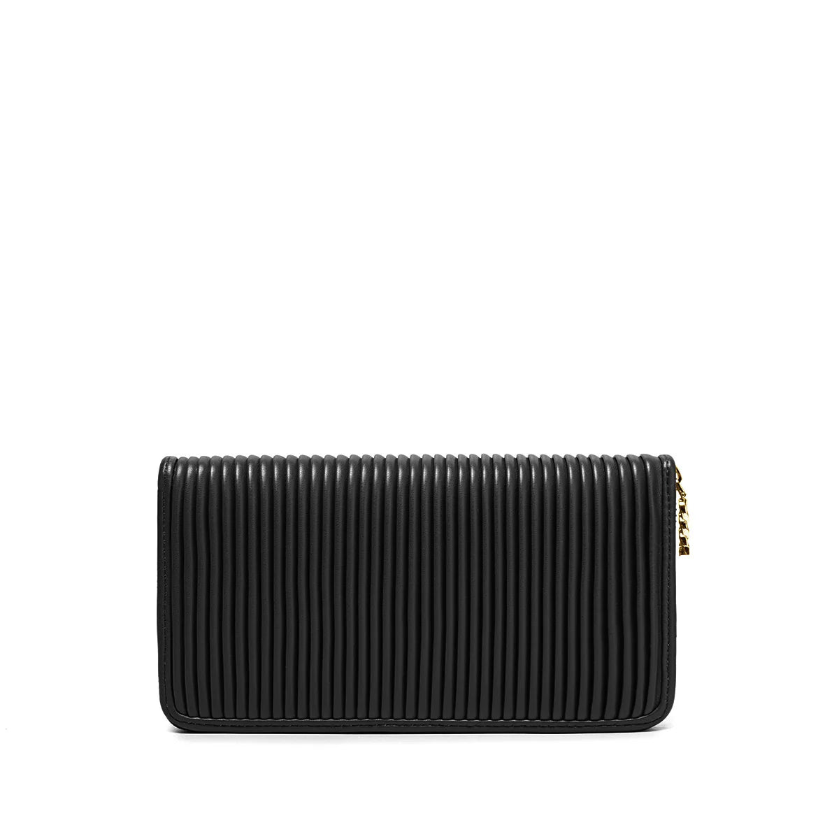 Sandy - Pleated Wallet - Black