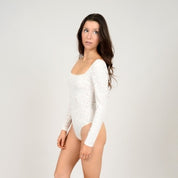 Stacy Bodysuit - Parchment Pattern