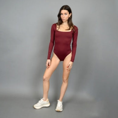 Stacy Bodysuit - Oxblood