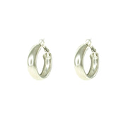 Thick Hoops - Silver