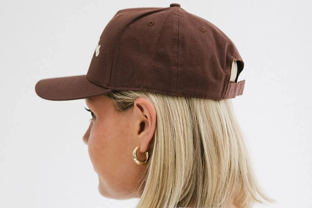 Gigi Pip-Vacation Club Canvas Trucker - Chocolate Brown