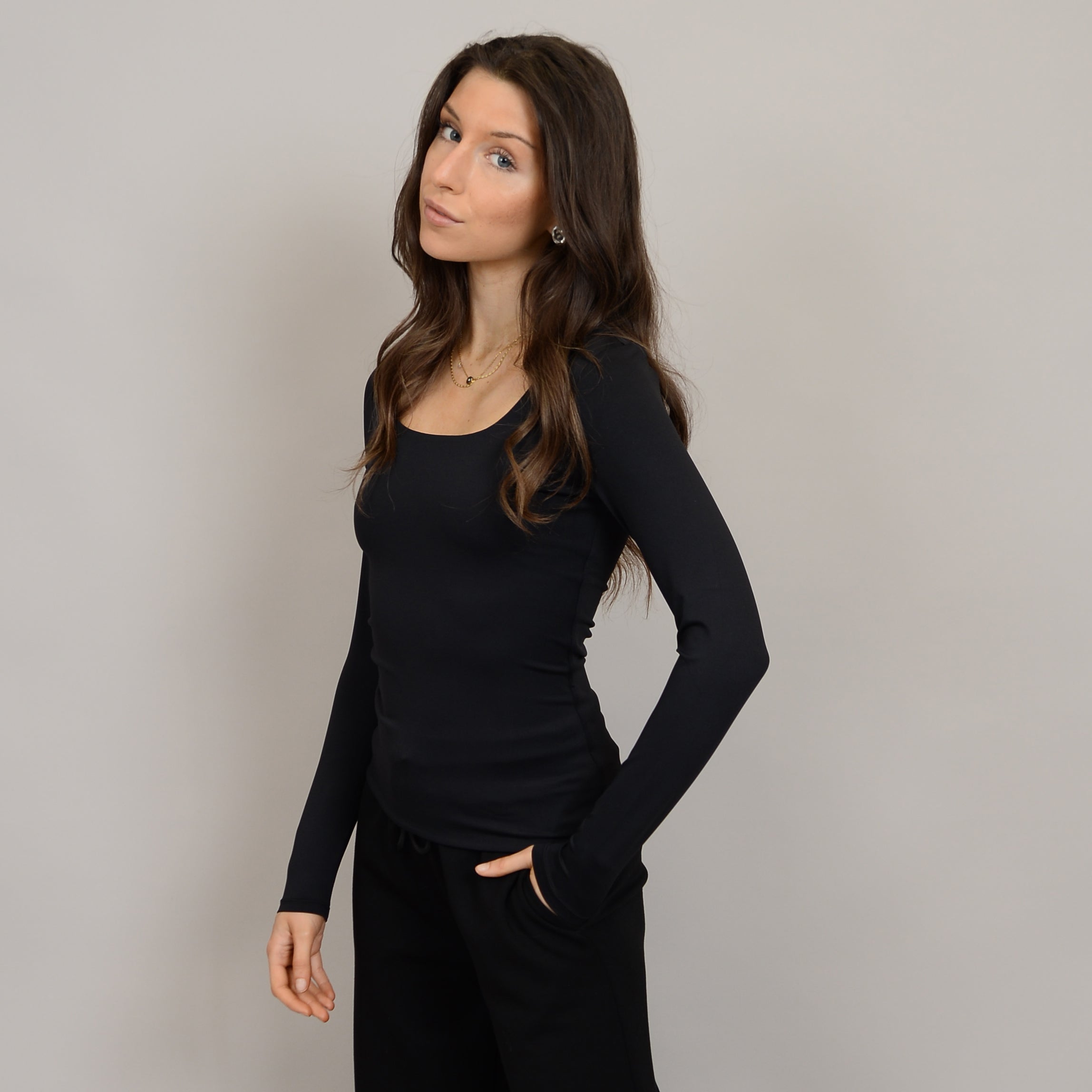 Mariana Long Sleeve - Black