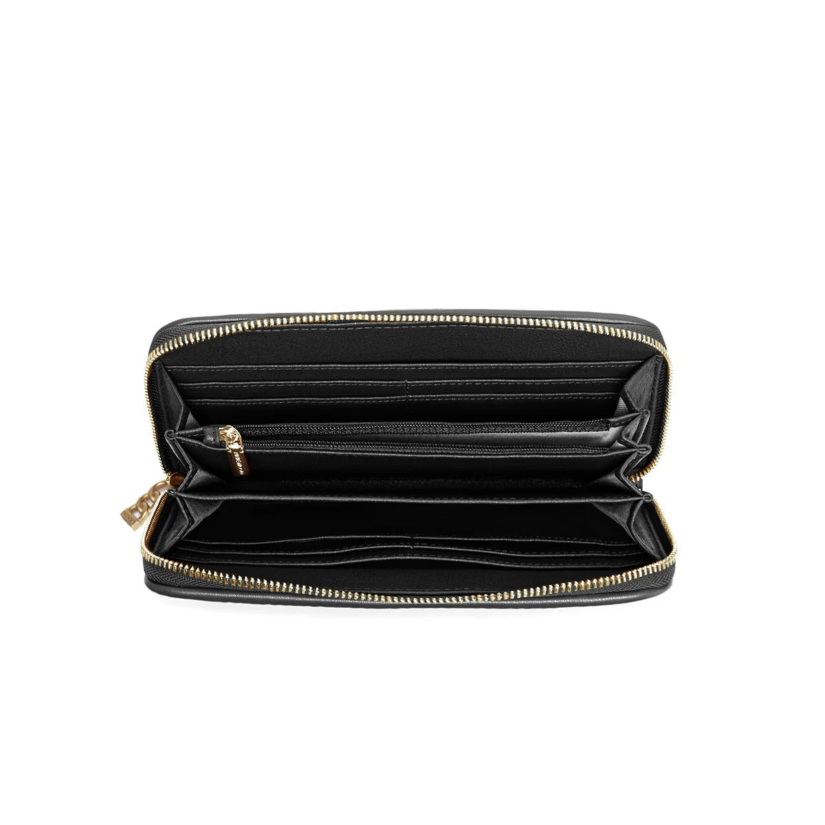 Sandy - Pleated Wallet - Black